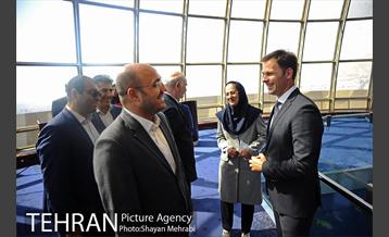 بازدید شهردار بلگراد از برج میلاد و رصدخانه شهر تهران 16