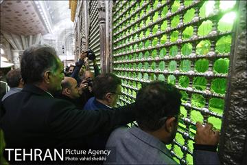 تجدید میثاق کارکنان گزینش با آرمان های امام و دیدار با یادگار ایشان 9