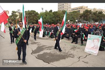 آئین بازگشایی مدرسه البرز 46