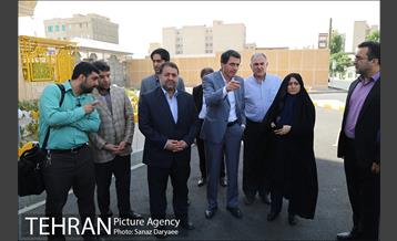 بازدید اعضا شورای شهر از دیوارنگاری جدار مترو خزانه 1