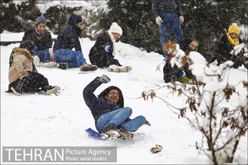 تفریحات برفی در پارک پردیسان تهران 11