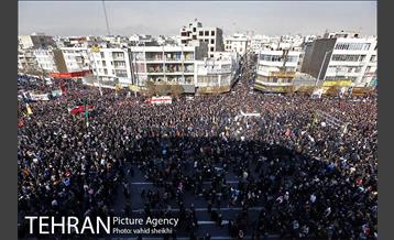 تشییع پیکر سپهبد قاسم سلیمانی و شهدای مقاومت در تهران  30