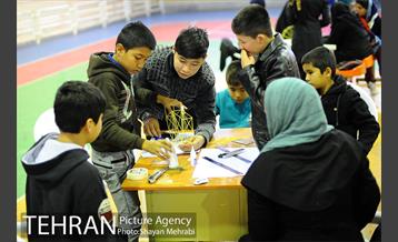 مسابقه سازه های ماکارونی کودکان کار 30