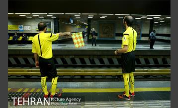 پرفورمنس آموزش فرهنگسازی قوانین مترو به مناسبت جام جهانی 7