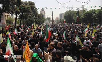 تشییع شهدای اقتدار ملی در تهران 12