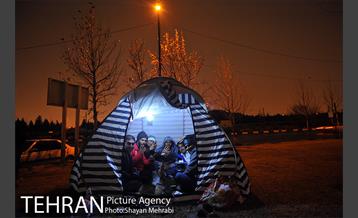 هواداران شب قبل از شهرآورد ۸۴ 2