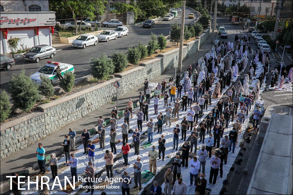 اقامه نماز عید سعید فطر در مسجد بقیه الله اعظم - محله چهاردیواری 16