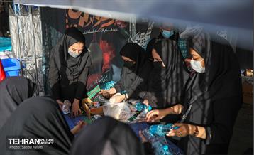 مراسم پیاده روی جاماندگان اربعین حسینی در تهران 3