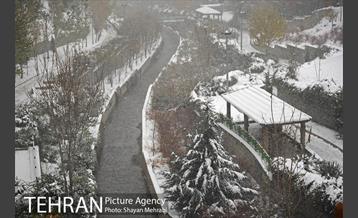 برف پاییزی در تهران 34