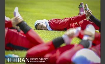 تمرین تیم ملى فوتبال بانوان 17