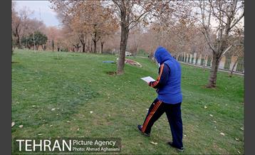 مسابقه پیاده روی و جهت یابی در پارک ملت 14