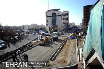 زیرگذر استاد معین قبل از افتتاح 41