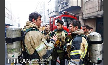 آتش سوزی در ساختمان برق حرارتی 2 15