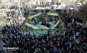 تشییع پیکر شهید گمنام دفاع مقدس "همسایه فردوس" 3