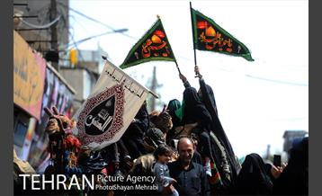 حرکت نمادین کاروان اُسرای کربلا در ده ونک 42