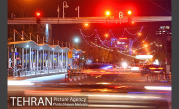 تونل نوری از میدان ونک تا بلوار میرداماد 18