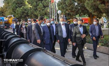 بازدید شهردار  تهران از تجهیزات جدید سازمان مدیریت پسماند 10