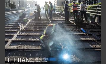 بازدید شهردار تهران از بازسازی پل کریمخان 11