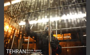 آغاز عملیات ضدعفونی کردن اتوبوس های تهران 19