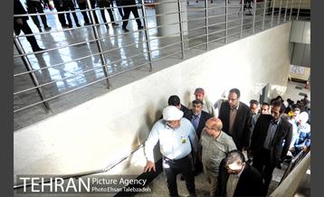 بازدید شهردار تهران از پایانه خط 6 مترو تهران 5