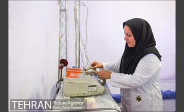 پایگاه اورژانس شرکت شهر سالم حرم مطهر امام‌ خمینی (ره) برای مراسم ارتحال  2