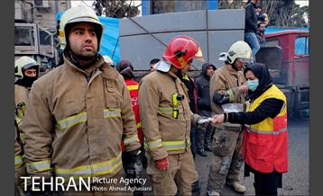 سومین روز عملیات امداد ونجات حادثه پلاسکو 24