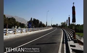 افتتاح پل غیر همسطح بزرگراه شهید چمران (پل شهید نوروزی) با حضور شهردار تهران 2