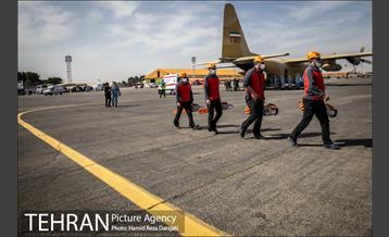 نخستین مانور امداد هوایی تهران در زمان بحران 18