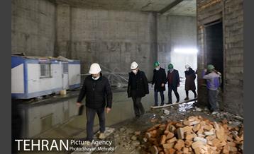 بازدید مهندس امام از پروژه پایانه زیرزمینی خط 4 مترو تهران 16