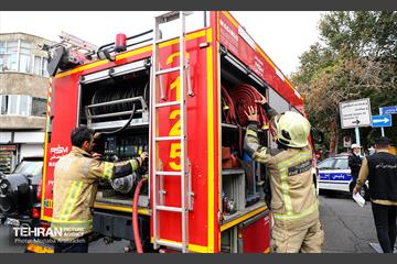 مانور عملیاتی حریق و نجات با محوریت فروریزش 15