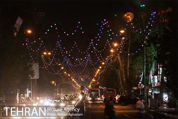 آذین بندی خیابان ولیعصر(عج) به مناسبت نیمه شعبان 21