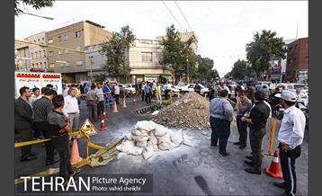 فرونشست زمین در خیابان 17شهریور 20