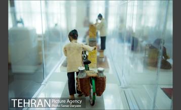 مجسمه مینیاتورهای جهانگیرارجمند در باغ موزه نگارستان 8