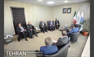 دیدار محمد سعید رئیس سازمان شهرهای متحد با پیروز حناچی شهردار تهران 2
