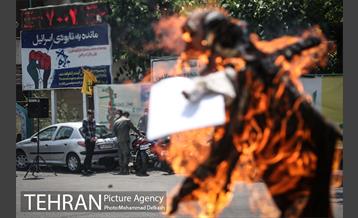 راهپیمایی نمادین روز قدس در میدان فلسطین 21