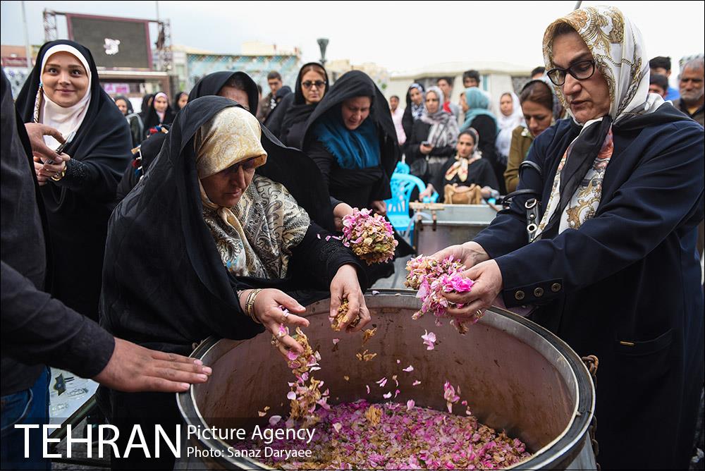 آیین گلاب­گیری «زیارت گل» 9
