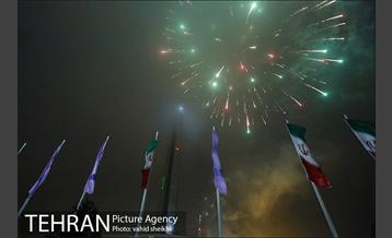 جشن نور نیمه شعبان در برج میلاد تهران 1