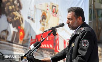 آیین کلنگ‌زنی ایستگاه آتش‌نشانی 9