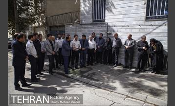 مراسم نصب تابلوی کوچه به نام شهید آتش نشان داداشی 11