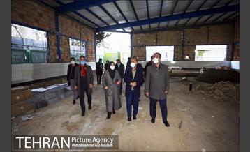 بازدید مصطفی سلیمی از پروژه های منطقه هشت 1