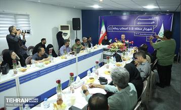 نشست خبری شهردار منطقه 5 11