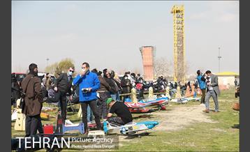 پرواز مدل ها بر فراز آسمان پایتخت 17