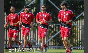 تمرین تیم ملی فوتبال زیر نظر ویلموتس با حضور پرسپولیسی‌ها 1