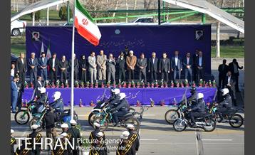 پیشواز نیروهای شهربان و حریم بان از نوروز با حضور شهردار تهران 48