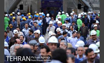 آغاز  حفاری تونل  محور جنوبی خط 6 مترو تهران 41