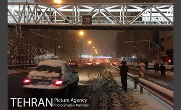 صبح برفی تهران 26