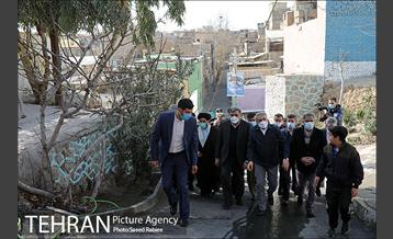 بازدید شهردار تهران از پروژه های مدیریت شهری منطقه 16