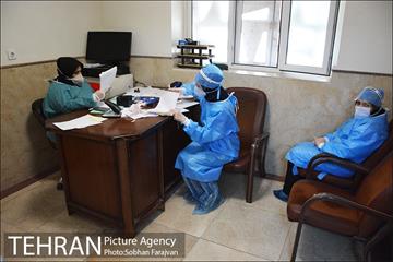 بخش بیماران کرونایی بیمارستان بعثت 18