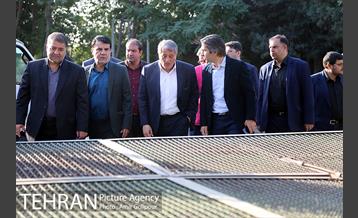 بازدید رئیس شورای شهر تهران از بوستان جنگلی چیتگر 1