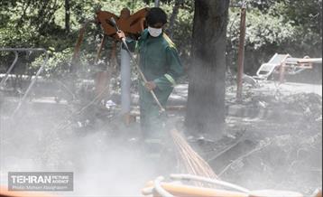 بوستان ایثار در منطقه ۲۰ به چرخه خدمت بازگشت 35